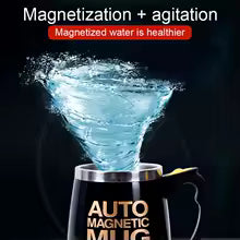 Auto Magnetic Self-Stirring Mug – 450ml Electric Coffee & Tea Cup