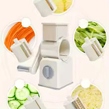 3-in-1 Manual Veg Cutter & Grater β Stainless Steel Kitchen Gadget