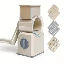 3-in-1 Manual Veg Cutter & Grater β Stainless Steel Kitchen Gadget
