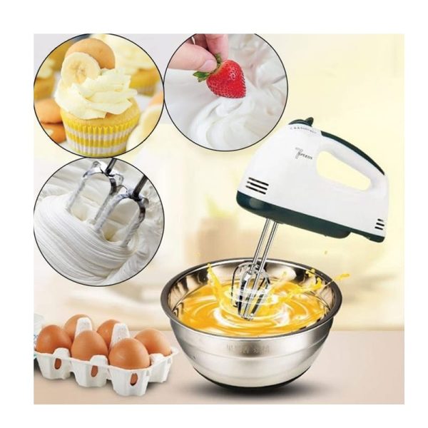 Scarlett DH-133 Hand Mixer – 7-Speed Electric Egg & Cake Beater