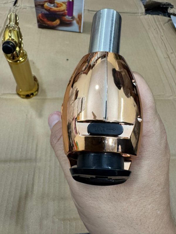 Refillable Jet Torch Lighter – Windproof for BBQ, Cigar & Kitchen