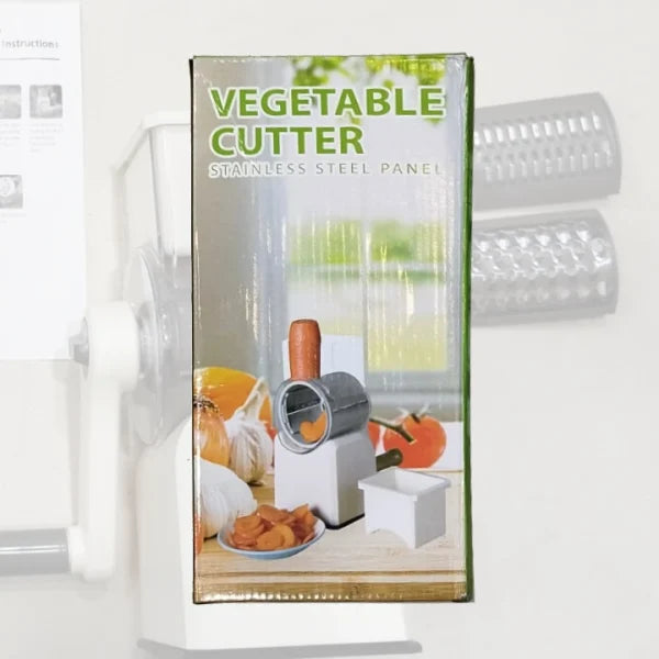 3-in-1 Manual Veg Cutter & Grater β Stainless Steel Kitchen Gadget