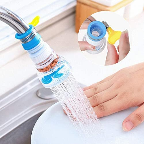360° Rotating Faucet Tap – Anti-Splash Water Filter for Kitchen (Random Color)