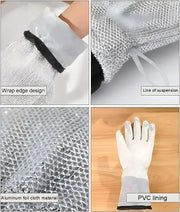 1 Pc Multipurpose Wire Dishwashing Glove | Heat-Resistant & Non-Scratch Cleaning Cloth