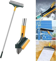 2 in 1 Floor & Tile Cleaning Brush – 120° Rotating Scrubber with Wipe