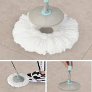 360° Rotating Magic Mop with Bucket | Microfiber Deep Cleaning Mop