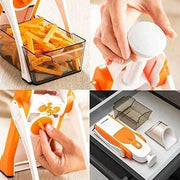 Brava Spring Adjustable Vegetable Slicer | Multipurpose Cutter for Kitchen