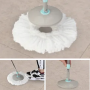 360° Rotating Magic Mop with Bucket | Microfiber Deep Cleaning Mop
