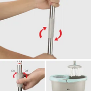 360° Rotating Magic Mop with Bucket | Microfiber Deep Cleaning Mop
