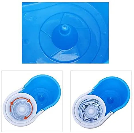 360° Rotating Magic Mop with Bucket | Microfiber Deep Cleaning Mop