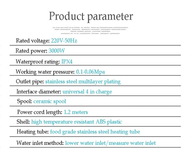 Electric Water Heating Faucet nw000403 | Instant Hot Water Tap for Kitchen & Bathroom | Display
