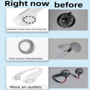 Portable Bladeless Neck Fan | Rechargeable Hands-Free Fan (Random Color)