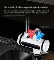 Electric Water Heating Faucet nw000403 | Instant Hot Water Tap for Kitchen & Bathroom | Display