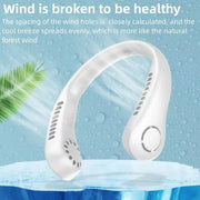 Portable Bladeless Neck Fan | Rechargeable Hands-Free Fan (Random Color)