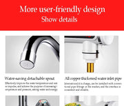 Electric Water Heating Faucet nw000403 | Instant Hot Water Tap for Kitchen & Bathroom | Display