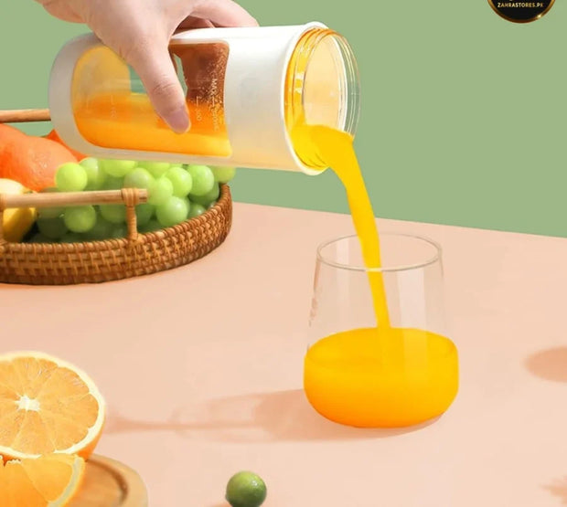 USB Rechargeable Juicer Blender | 8-Blade Portable Mini Blender | 350ml Personal Size (Random Color)