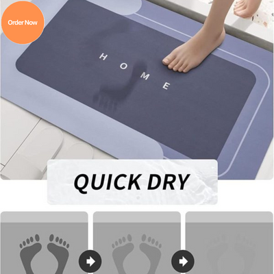 Non-Slip Bathroom Mat – Quick-Dry & Absorbent