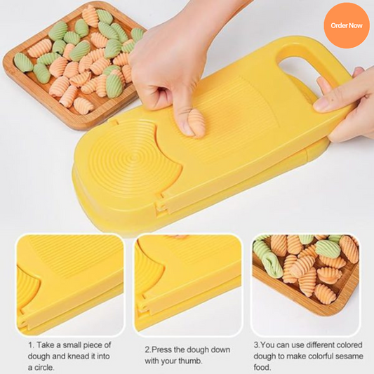 Gnocchi Board & Pasta Maker – Mini Dough Twist Paddle Tool