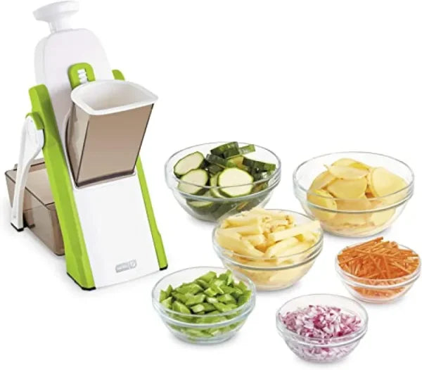 Brava Spring Adjustable Vegetable Slicer | Multipurpose Cutter for Kitchen