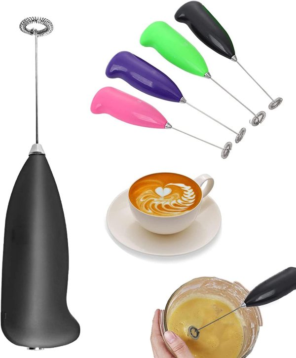 Electric Mini Egg Beater Whisk Mixer – Cell Operated Milk & Coffee Stirrer