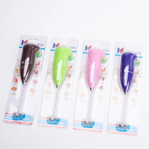 Electric Mini Egg Beater Whisk Mixer – Cell Operated Milk & Coffee Stirrer