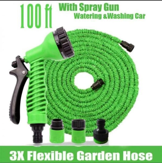 Expandable Magic Hose Pipe 100ft/50ft | Lightweight Leak-Proof Garden Hose