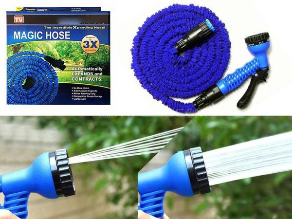 Expandable Magic Hose Pipe 100ft/50ft | Lightweight Leak-Proof Garden Hose