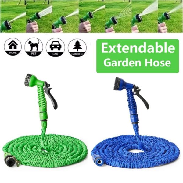 Expandable Magic Hose Pipe 100ft/50ft | Lightweight Leak-Proof Garden Hose