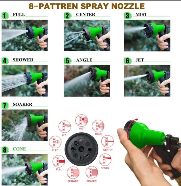 Expandable Magic Hose Pipe 100ft/50ft | Lightweight Leak-Proof Garden Hose