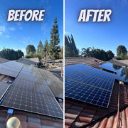 6ft Extendable Solar Panel Cleaning Brush with Water Flow | Soft Bristle Long Reach Rod