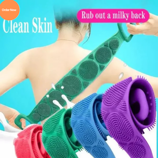 Silicone Bath Towel Scrubber – Single Side Body Cleaner