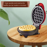 Mini Waffle Maker 🍽️ | Non-Stick, Easy Clean – Random Color