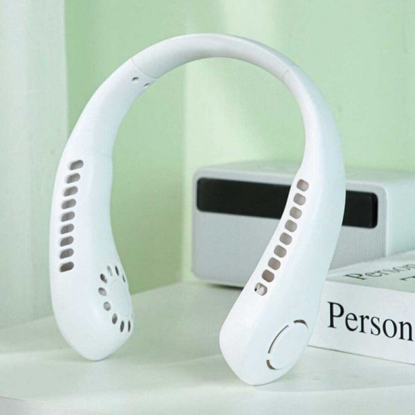 Portable Bladeless Neck Fan | Rechargeable Hands-Free Fan (Random Color)