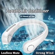 Portable Bladeless Neck Fan | Rechargeable Hands-Free Fan (Random Color)