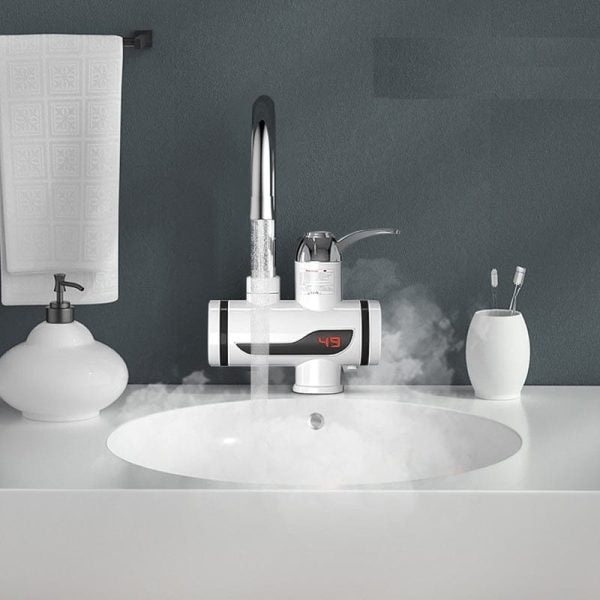 Electric Water Heating Faucet nw000403 | Instant Hot Water Tap for Kitchen & Bathroom | Display