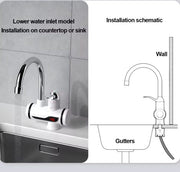 Electric Water Heating Faucet nw000403 | Instant Hot Water Tap for Kitchen & Bathroom | Display