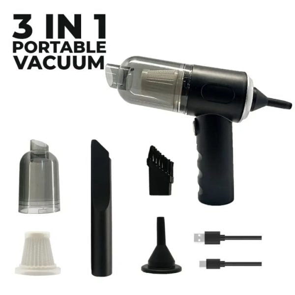 🌀 Powerful 3-in-1 Cordless Handheld Vacuum Cleaner