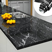 Marble Wall Sticker for Kitchen & Cabinets – Self Adhesive, Oilproof (60×200cm)