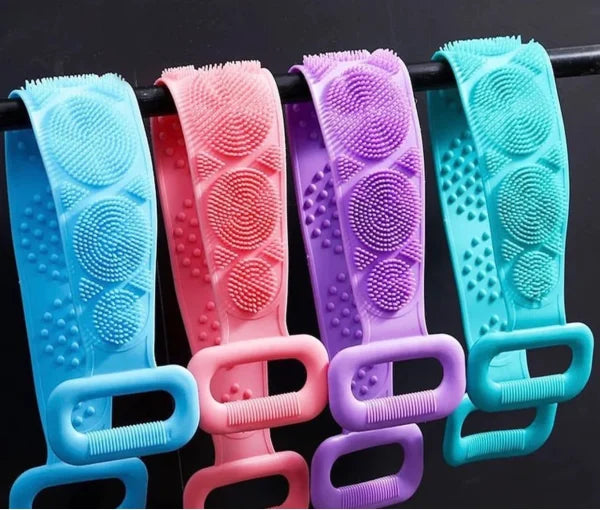 Silicone Bath Towel Scrubber – Single Side Body Cleaner