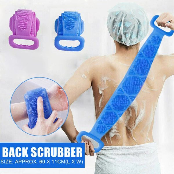Silicone Bath Towel Scrubber – Single Side Body Cleaner