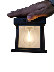 Solar Wall Lamp BK-888 | Waterproof Outdoor Night Light
