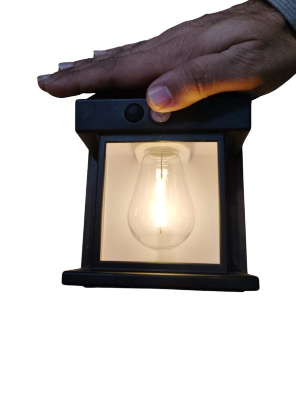 Solar Wall Lamp BK-888 | Waterproof Outdoor Night Light