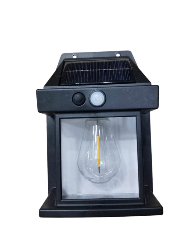 Solar Wall Lamp BK-888 | Waterproof Outdoor Night Light