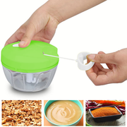 Speedy Hand Pull Food Chopper – Manual Mincer & Vegetable Cutter